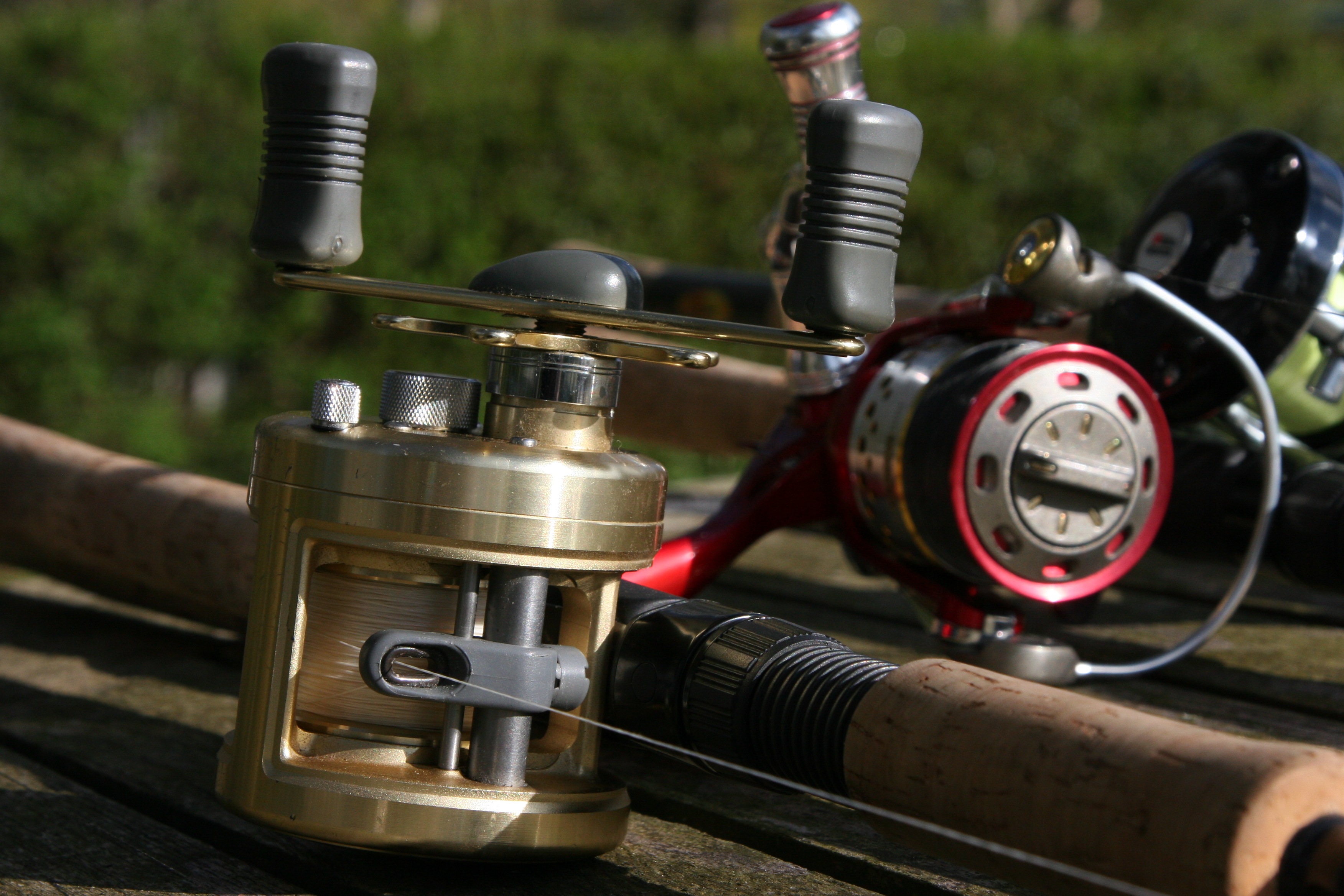 Angelrollen und Angelruten