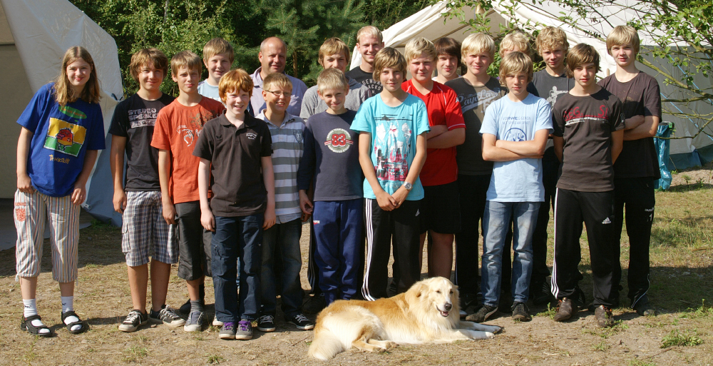 Eine Gruppe von Kindern