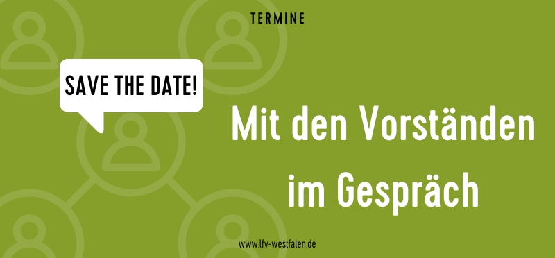 Safe the Date – mit Vorständen im Gespräch Safe the Date