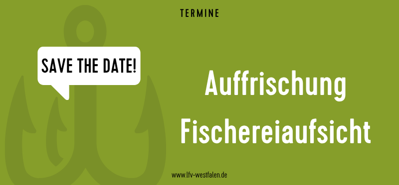 Textüberschrift "Auffrischung Fischereiaufsicht"